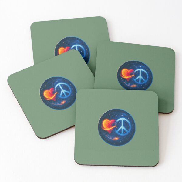 Item preview, Love and Peace Are Cosmic Forces designed and sold by LaPaz361.