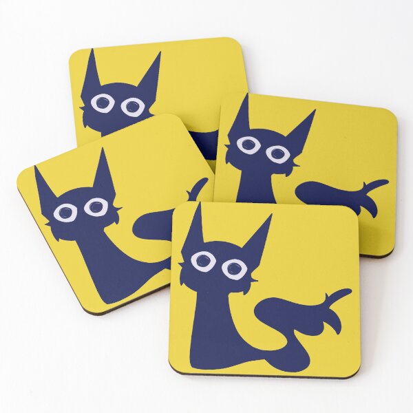 Item preview, black shadow cat designed and sold by ForTheFrogWar.