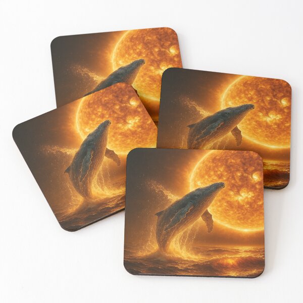Item preview, Solar Flame Whale – Fireborn Leviathan of the Sun designed and sold by GalenaDeco.