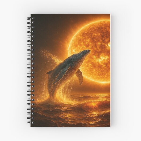 Item preview, Solar Flame Whale – Fireborn Leviathan of the Sun designed and sold by GalenaDeco.