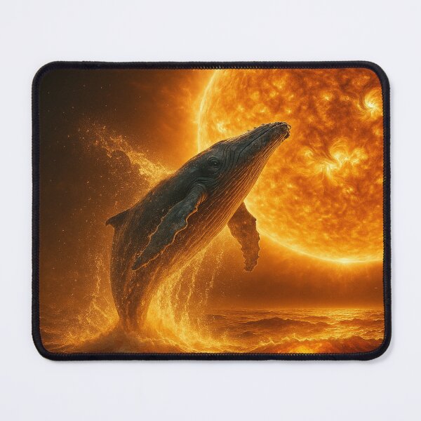 Item preview, Solar Flame Whale – Fireborn Leviathan of the Sun designed and sold by GalenaDeco.