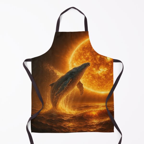 Item preview, Solar Flame Whale – Fireborn Leviathan of the Sun designed and sold by GalenaDeco.