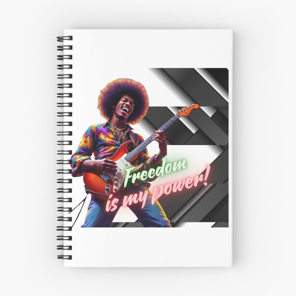 Item preview, Jimi Hendrx Freedom is my power designed and sold by barmaz.