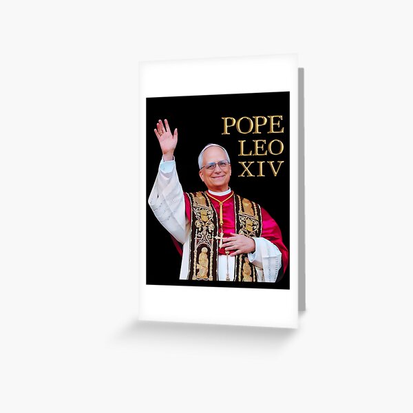 Item preview, Pope LEO XIV Gold New Pope Design Catholic Church Priests Nuns Bishops Archbishops  designed and sold by FunToTheFullest.