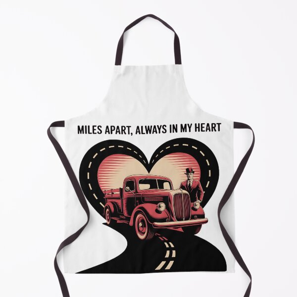 Item preview, Miles Apart, Always in My Heart | Vintage Truck Father’s Day Digital Art | Long Distance Dad Gift 2025 designed and sold by AnnDesignStudio.
