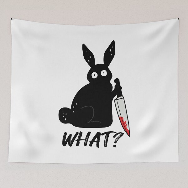 Item preview, Psycho Murder Bunny with Bloody Knife. What? designed and sold by Shiraufa.