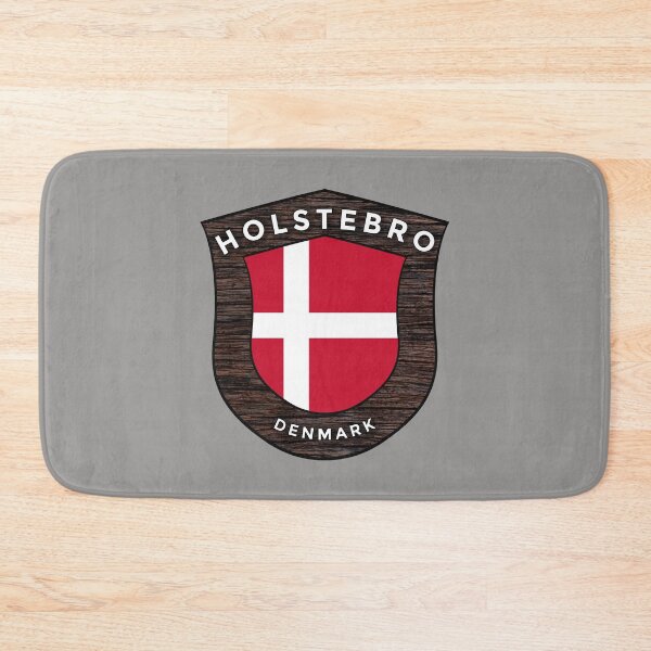 Item preview, Holstebro Denmark Emblem Flag designed and sold by World Designs.