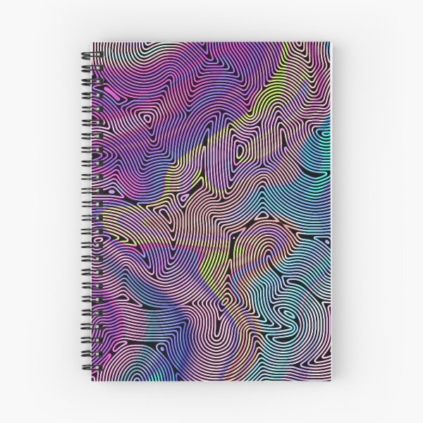 Item preview, abstract maze in pastel colors designed and sold by chambergambit.