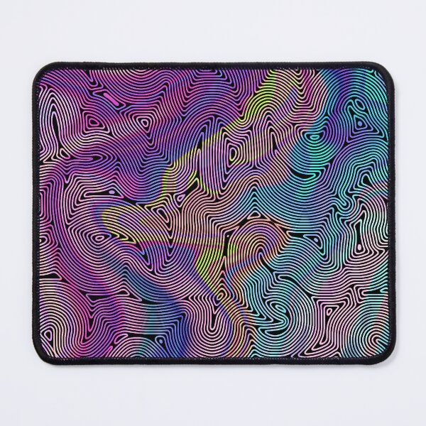 Item preview, abstract maze in pastel colors designed and sold by chambergambit.