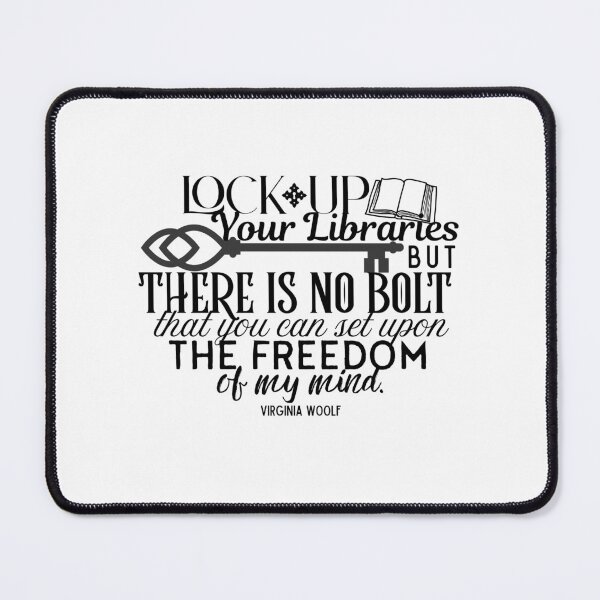 Item preview, Freedom of My Mind - Virginia Woolf Quote (in Black) designed and sold by Nicola Delacoeur.
