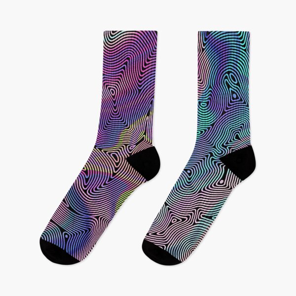 Item preview, abstract maze in pastel colors designed and sold by chambergambit.