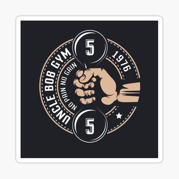 Item preview, Uncle Bob Gym No Pain No Gain T-Shirt designed and sold by The Design KAD.