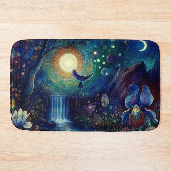 Item preview, Colorful Dark Forest Art designed and sold by TheDarkWardrobe.
