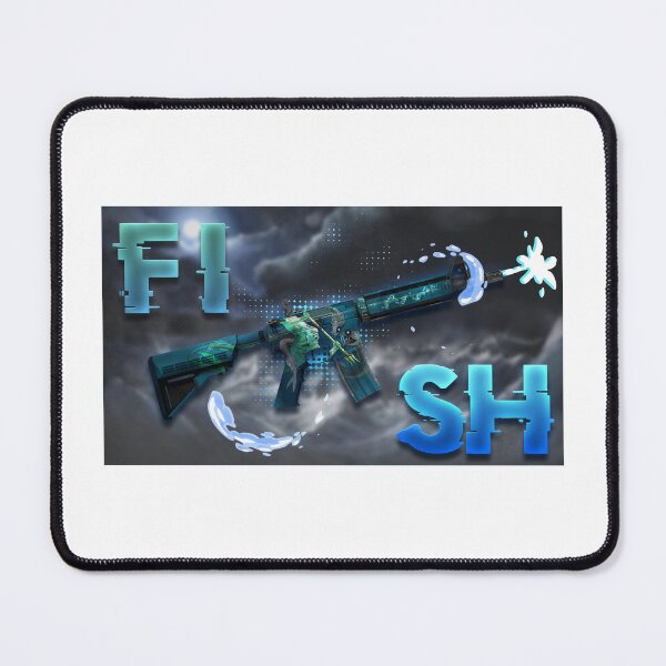 Item preview, Counter Strike M4A4 Poseidon Wallpaper 16x9 designed and sold by Pvrple123.