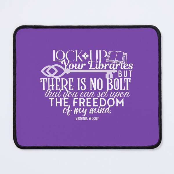 Item preview, Freedom of My Mind - Virginia Woolf Quote (in White) designed and sold by Nicola Delacoeur.