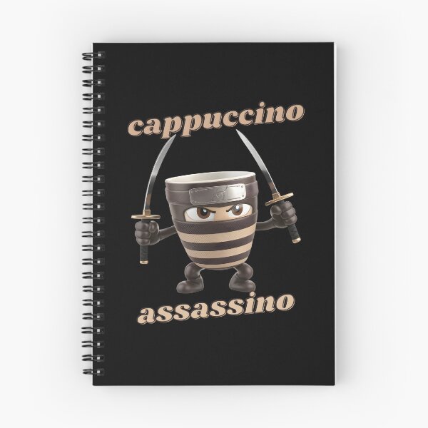Item preview, Cappuccino Assassino Italian Brainrot Ninja  designed and sold by KateLeap.
