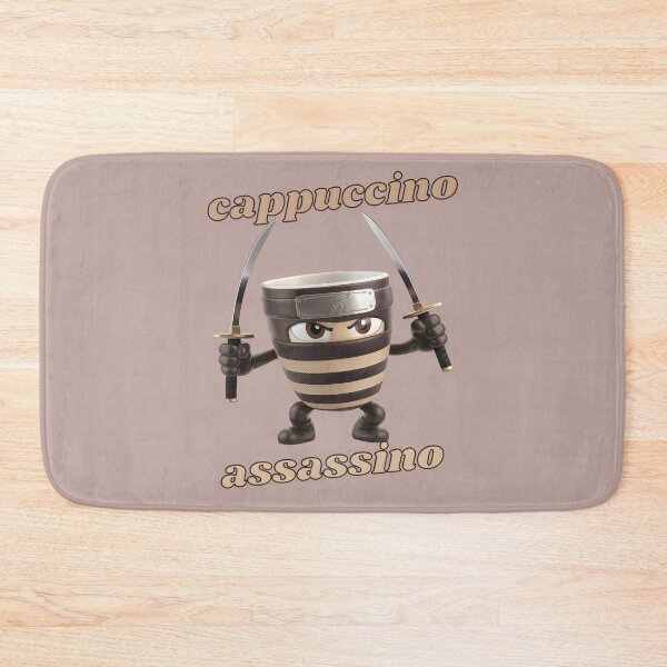 Item preview, Cappuccino Assassino Italian Brainrot Ninja  designed and sold by KateLeap.