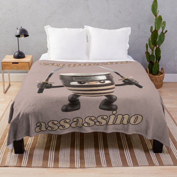 Item preview, Cappuccino Assassino Italian Brainrot Ninja  designed and sold by KateLeap.