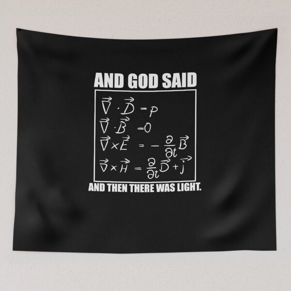 Item preview, God Said Maxwell Equations and Then There Was Light designed and sold by TeeTimeGuys.