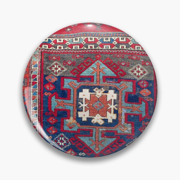 Item preview, Kurdish Malatya East Anatolian Rug Print designed and sold by Vicky Brago-Mitchell®.