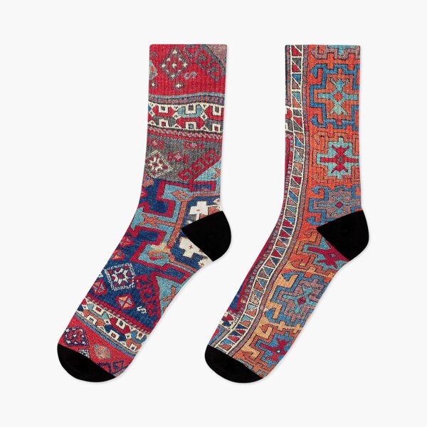 Item preview, Kurdish Malatya East Anatolian Rug Print designed and sold by Vicky Brago-Mitchell®.