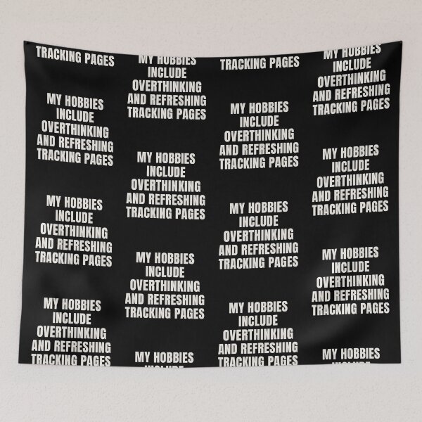 Item preview, My Hobbies Include Overthinking - Relatable Anxiety Humor Design designed and sold by OnPointOutfits.