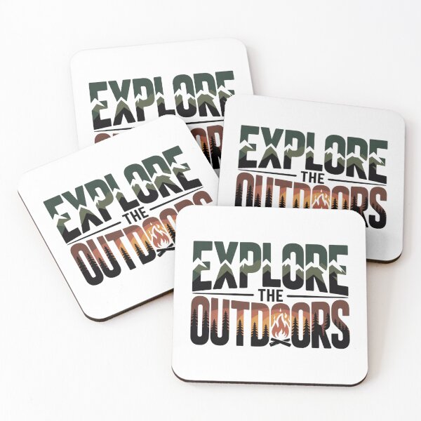 Item preview, Explore The Outdoors | T-Shirt designed and sold by NicolasGlowArt.