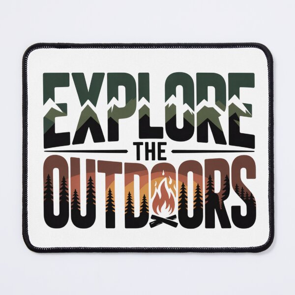 Item preview, Explore The Outdoors | T-Shirt designed and sold by NicolasGlowArt.