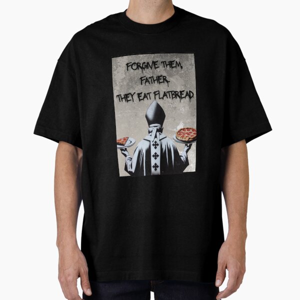 Item preview, Deep Dish Pizza: Forgive Them Father, They Eat Flatbread - Chicago Pope designed and sold by SHELOPS.