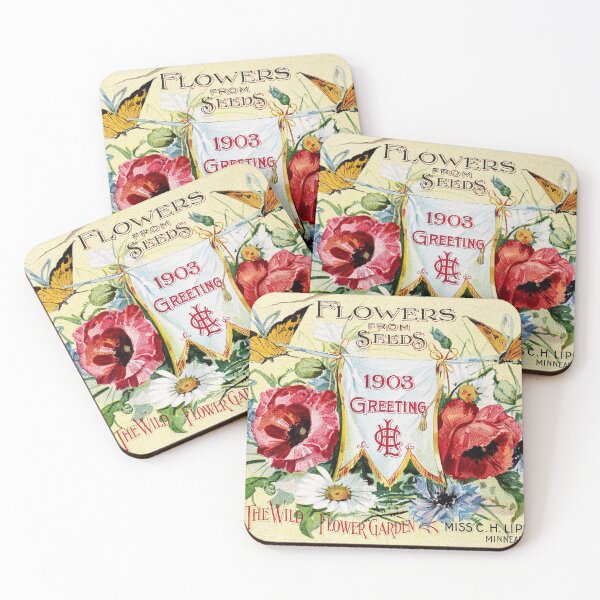 Item preview, Vintage Miss C.H. Lippincott Seed Catalog Back Cover (1903) designed and sold by Douglas E. Welch Design and Photography.