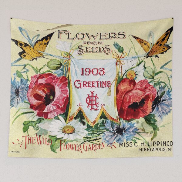 Item preview, Vintage Miss C.H. Lippincott Seed Catalog Back Cover (1903) designed and sold by Douglas E. Welch Design and Photography.
