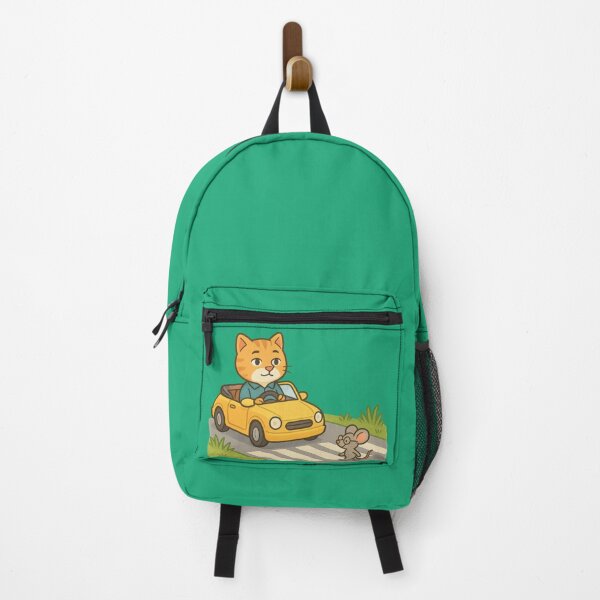 Item preview, Polite Ginger Cat Driver Stops for Mouse Pedestrian designed and sold by IraBum.