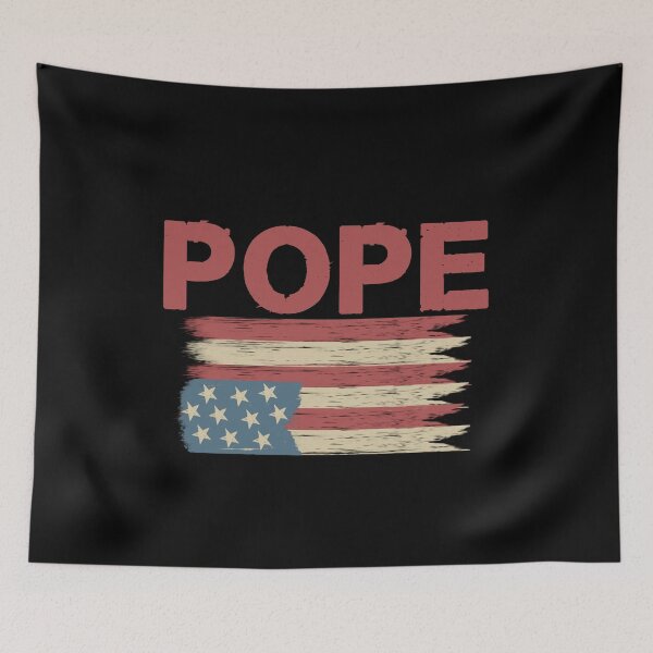 Item preview, pope usa american flag designed and sold by vibeno1.
