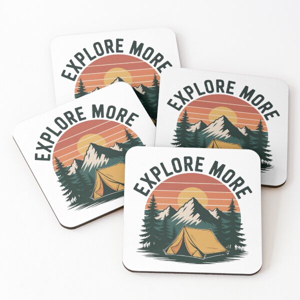 Item preview, Explore More Outdoors | T-Shirt designed and sold by NicolasGlowArt.