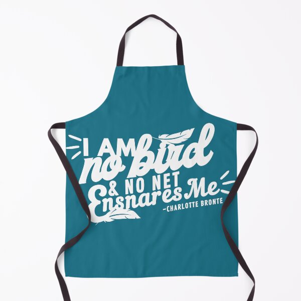 Item preview, I Am No Bird: Jane Eyre - Charlotte Bronte Quote (In White) designed and sold by Nicola Delacoeur.