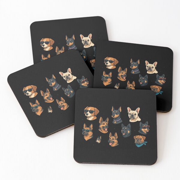 Item preview, Cool Dog Heads Collection | Funny Cartoon Dog Faces designed and sold by Ironzoulz.