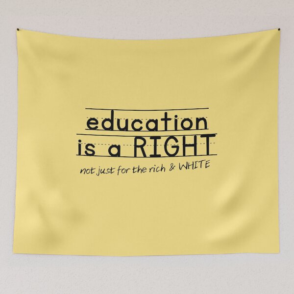 Item preview, Education is a right_primary font add on black text designed and sold by quinnhopp.