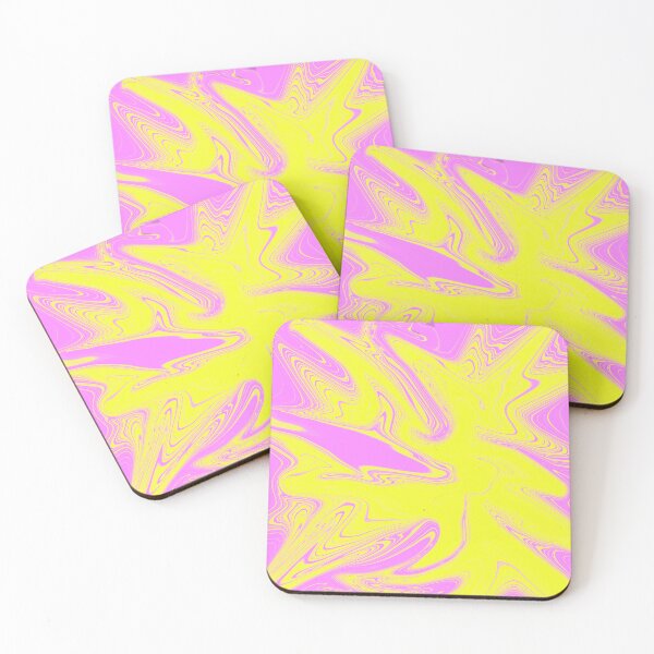 Item preview, Yellow & Bubblegum Pink Liquid Swirl designed and sold by rainestore.