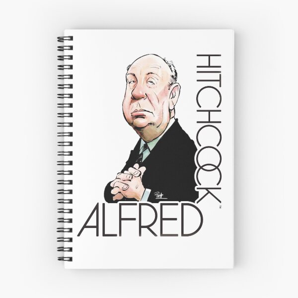 Item preview, Alfred Hitchcock Retro Cartoon Design – Classic Film Director Vintage Aesthetic for Movie Lovers designed and sold by StickerAndLove.