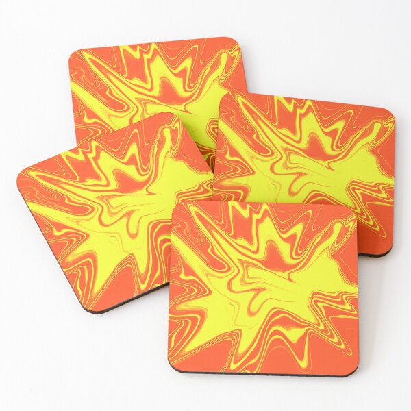 Item preview, Yellow & Orange Liquid Swirl designed and sold by rainestore.
