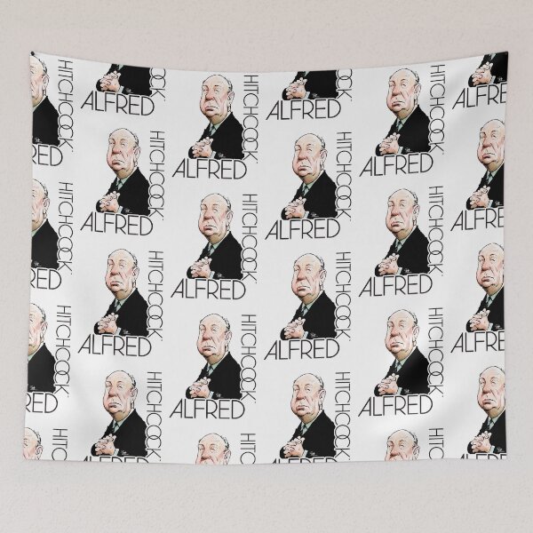 Item preview, Alfred Hitchcock Retro Cartoon Design – Classic Film Director Vintage Aesthetic for Movie Lovers designed and sold by StickerAndLove.
