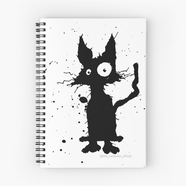 Item preview, Black Cat Splat designed and sold by The Cursed Item Gift Shop.