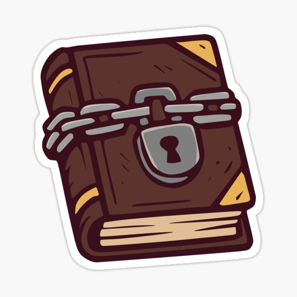 Item preview, Chained Forbidden Book designed and sold by Coinflower.