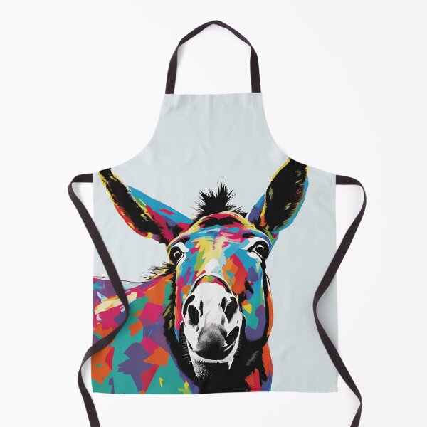 Item preview, Modern multicolor donkey mule illustration designed and sold by feenandneen.