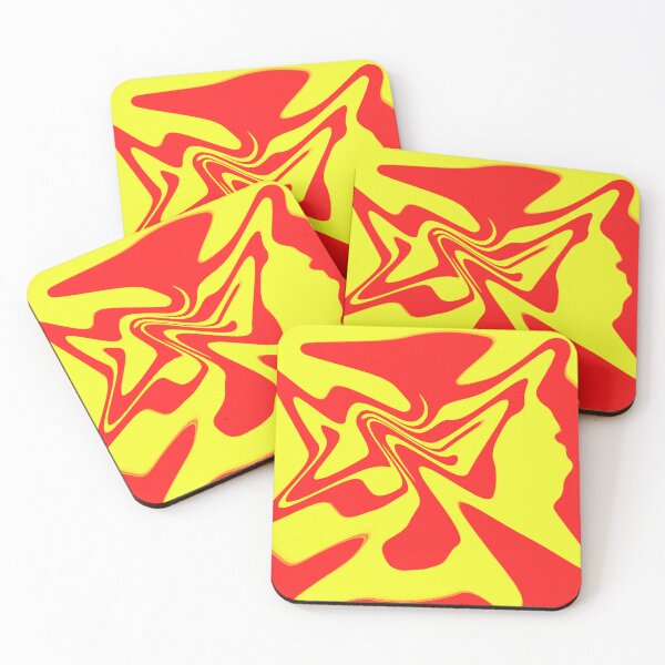 Item preview, Red & Yellow Liquid Swirl designed and sold by rainestore.