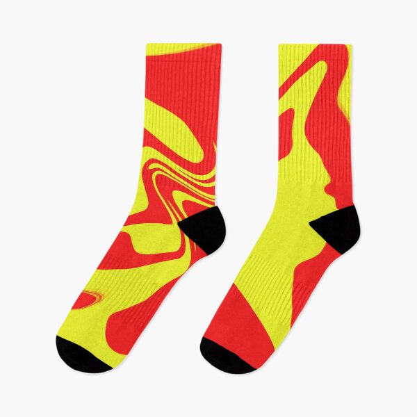 Item preview, Red & Yellow Liquid Swirl designed and sold by rainestore.