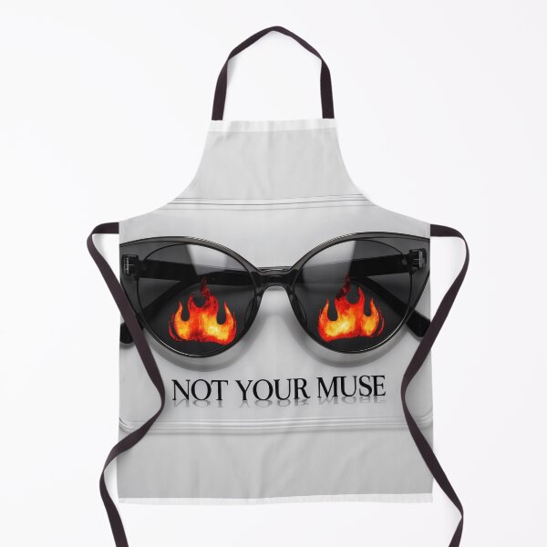Item preview, Fiery Cat-Eye Sunglasses & "Not Your Muse" designed and sold by Digital Artisan.