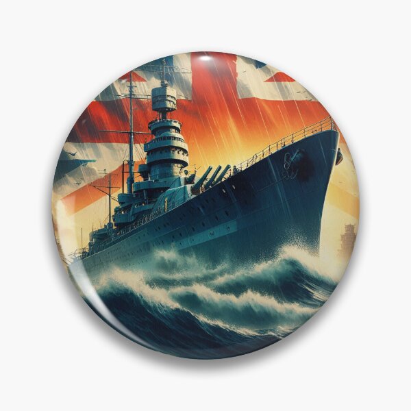 Artikelvorschau, HMS Belfast – Vintage-Kriegsplakat entworfen und verkauft von natzeroART.