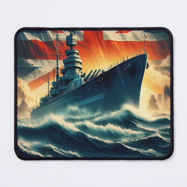 Item preview, HMS Belfast – Vintage War Poster designed and sold by natzeroART.