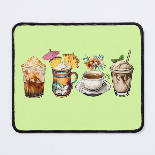 Item preview, Coffee Drinks For Summer designed and sold by DemureArtsy.